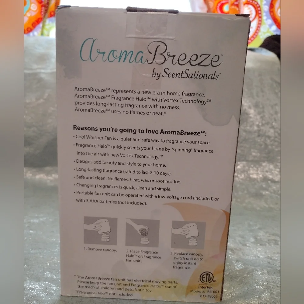 ScentSationals baseball Aromabreeze fan fragrance system diffuser - Picture 3 of 4